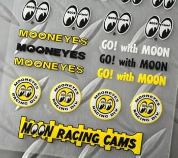 Amazon.co.jp: MOONEYES ムーンアイズ MOON ASSORT 転写シール